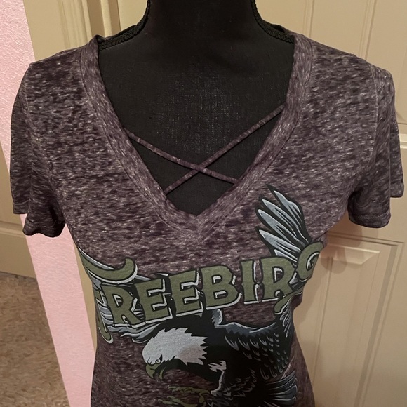 Lyric Freebird V-Neck T-Shirt - Picture 2 of 5